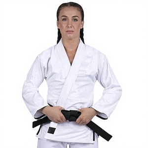 บริการ OEM ที่กำหนดเองสีขาว Bjj Gi โดยไม่ต้องโลโก้และการออกแบบได้รับการออกแบบของคุณ Bjj Gi กับการออกแบบที่กำหนดเองของคุณและเอกลักษณ์ของแบรนด์ - Product Image 1