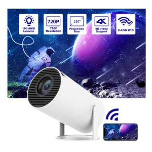 Hy300 Pro Xách Tay Mini Chiếu 4K HD Android 11 Thông Minh Máy Chiếu Proyector 160 ANSI Lumen Rạp Hát Tại Nhà Máy Chiếu