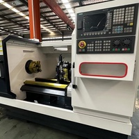 Tour CNC multifonctionnel CK6150 à broche unique, horizontal, à banc plat, 2 axes, pour systèmes de contrôle GSK, numérique, moyenne capacité, haute performance