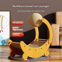 Balle à gratter pour chat Kinghon en sisal, résistante à l'usure, anti-écaillage, aiguiseur de griffes pour chat, divertissement autonome