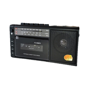 Factory Custom Retro Portable Cassette Recorder With FM AM Radio USB TF Slot <b>LED</b> <b>Light</b> <b>Rechargeable</b> Boombox For Outdoor Camping - Product Image 3
