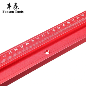 Glissière de guidage pour le travail du bois, rail de guidage, échelle de poussée, échelle, scie circulaire électrique, table basculante, établi, modification DIY - Product Image 3