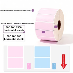 New Material Waterproof Heat Sensitive Shipping <b>Labels</b> for Packaging Thermal Paper Price Tags for <b>Label</b> Printers - Product Image 4