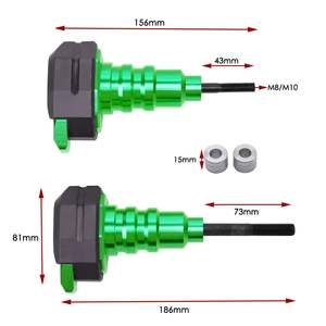 Deslizadores Universales de Aleación de Aluminio POM para Kawasaki Z900 Z1000 y KTM 390 DUKE, Protección Lateral de la Carrocería de Motocicletas - Product Image 2