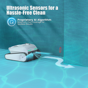 AIRROBO PC200 Lite Robot Inalámbrico para Piscinas, Limpiafondos Automático con Capacidad de Escalar Paredes y Limpiar la Superficie del Agua, AIRROBO PC200 Lite Inalámbrico - Product Image 6