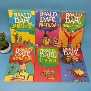 Colección de 24 libros de Roald Dahl, literatura infantil, conjunto de libros de cuentos, lectura educativa temprana para niños, aprendizaje del inglés - Product Image 5