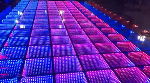 Pista de Baile LED Botai Portátil para Bodas, Interactiva 3D, Pista de Baile Luminosa con Espejo Infinito Inalámbrico - Product Image 4