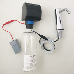 Bomba líquida 1000ml do distribuidor automático do sabão do torneira do bronze do HY-1081AD 1L moderno para o material principal do metal do hotel da cozinha home do banheiro - Product Image 4