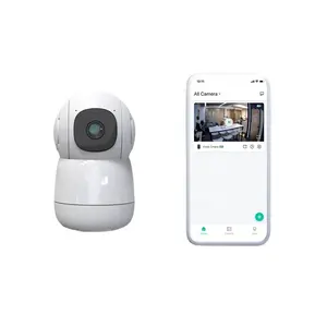 2023 Baby Monitor Made In China 1080P Megapixel USB Indoor Smart Home P2P Wifi IP CCTV Rotating Dome PTZ Surveillance Cameras