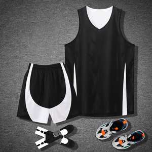 قميص كرة قدم متوفر في المستودعات الخارجية، 5 قطع، 100% بوليستر، سريع الجفاف، تصميم برقبة على شكل V قابل للعكس للتدريب والتمرين للبالغين - Product Image 2