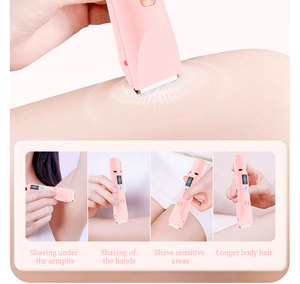 Rasoir Électrique Professionnel 2-en-1 pour Femme avec Écran LED, Tondeuse Corporelle et Maillot de Bain, Mini Tondeuse Électrique avec Peigne <span class=keywords><strong>Guide</strong></span> – Vente en Gros - Product Image 3