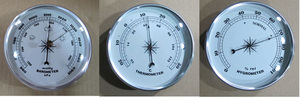 Station météo intérieure et extérieure hygromètre mécanique thermomètre à air baromètre anéroïde - Product Image 3