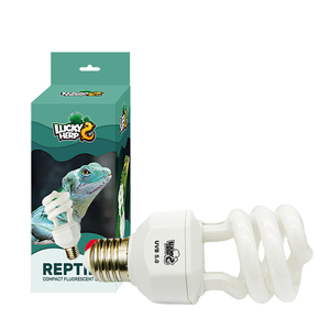 Lámpara Fluorescente Compacta de Vidrio de 20W para Aves, Bombilla <span class=keywords><strong>UVB</strong></span> 2.4, Luz para Reptiles, 120-240V, Ecológica para Reptiles - Product Image 1