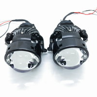 Projecteur LED à double laser 3,0 pouces, lentille de projecteur LED haute puissance 80W, super lumineux avec faisceau haut et bas