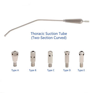 Tubo de succión para toracoscopio, tubo de succión y lavado, cabezal flexible recto/curvo, dispositivo de succión, instrumentos quirúrgicos - Product Image 6