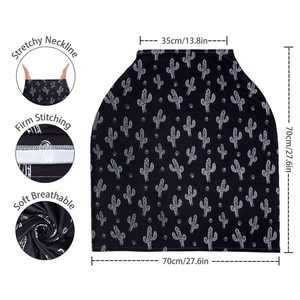 Housse de siège auto pour bébé, couverture d'allaitement, couvre-porte-bébé extensible pour poussette, chariot de courses - Product Image 5