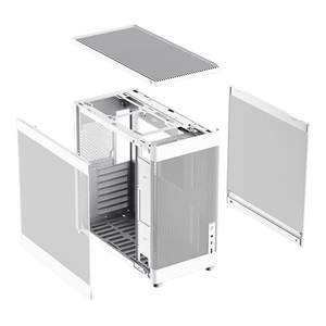 GAMEMAX MeshBox PRO WT Gaming-<span class=keywords><strong>PC</strong></span>-Gehäuse Vertikaler Luftstromkanal Full-Tower ATX Mesh-Frontseitenpanel mit Lüfter ATX-Netzteil - Product Image 6