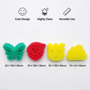 Éponge de nettoyage de cuisine de haute qualité, personnalisée en usine, pour un nettoyage en profondeur, compatible lave-vaisselle, anti-rayures, anti-odeurs, fournitures pour la cuisine - Product Image 5