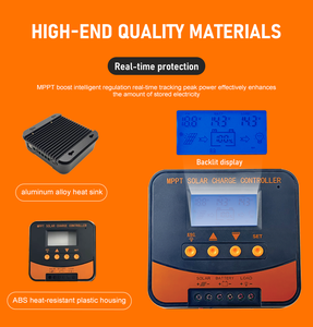 Tự động MPPT năng lượng mặt trời CHARGE CONTROLLER 10A/20A 12V/24V Lithium Gel Battery Regulator 50V điều khiển gió CE ROHS chứng nhận 10 + năm - Product Image 6
