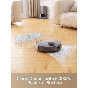 <span class=keywords><strong>Robot</strong></span> <span class=keywords><strong>aspirateur</strong></span> intelligent Dreame 30 niveaux d'eau cartographie multi-étages charge rapide programmation IA sûr pour les enfan - Product Image 2