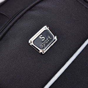 Casual Sports <b>Backpack</b> <b>Large</b> <b>Capacity</b> Reflective Strip Unisex Laptop Bag for Leisure Travel Black Gray Blue Solid Color - Product Image 3