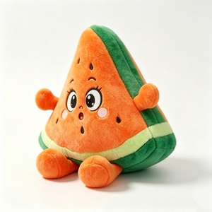 Peluche de sandía personalizado, lindo peluche de sandía, juguete de peluche de sandía, peluche de fruta. - Product Image 1