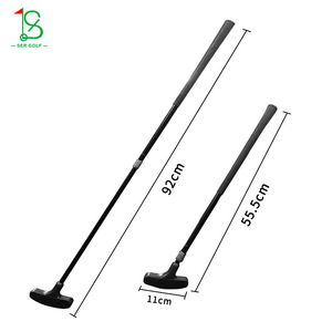 Ser Golf – putter en alliage d'aluminium, 92cm, longueur télescopique réglable, noir, club de golf unisexe pour adultes et enfants - Product Image 1