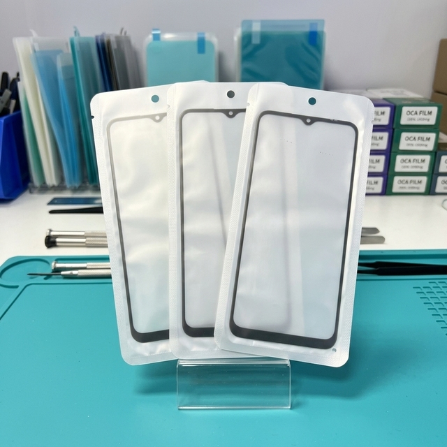 Original Quality Glass with Mitsubishi OCA for Samsung S20fe S21 S22 S23 Support Fingerprint High Aluminosilicate Repair Parts