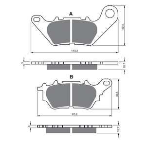 <span class=keywords><strong>Pastillas</strong></span> <span class=keywords><strong>de</strong></span> <span class=keywords><strong>Freno</strong></span> <span class=keywords><strong>de</strong></span> Disco para Motocicleta, Delanteras y Traseras, para FA662 YAMAHA <span class=keywords><strong>Xmax</strong></span> X-Max <span class=keywords><strong>125</strong></span> 300 MT-03 YZF-R3 - Product Image 4