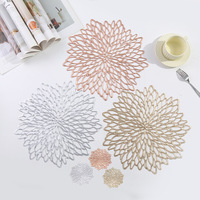 Nappe en PVC Furong Flower - Nappe européenne gaufrée résistante à la chaleur pour restaurants occidentaux - Housse de table imperméable
