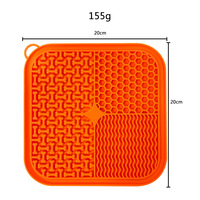Tapis de léchage pour animaux de compagnie en gel de silicone anti-étouffement, gamelle à alimentation lente pour chien