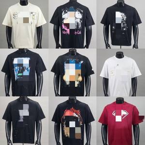 <span class=keywords><strong>T</strong></span>-shirt vintage délavé à l'acide pour hommes en gros - 100 % coton, style Saimt Michell, <span class=keywords><strong>t</strong></span>-shirts à manches courtes American High Street - Product Image 2