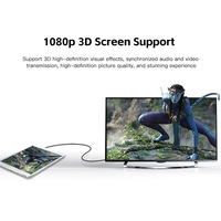 Câble Mini HDMI vers HDMI Convertisseur Bidirectionnel pour Appareil Photo Tablette PC vers Téléviseur Moniteur Projecteur