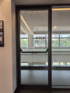 Hiện đại chống cháy nhôm đôi kính cách nhiệt cách âm kính cường lực trượt cửa sổ cho phòng tắm - Product Image 5