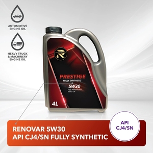 Aceite de Motor RENOVAR Premium 5W30 API CJ4/SN, adhesivo totalmente sintético, lubricante de motor 5W30 certificado SAE para uso automotriz - Product Image 4