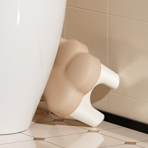 Toilet Stool For Kids Apple Shaped Non Slip Plastic Footrest Bathroom Use Multifunctional Chair Yellow Red Brown - Product Image 2