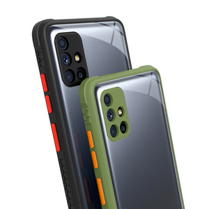 Lens Protect Hybrid PC TPU Antiurto Quattro Angolo Trasparente PCBack Cassa Del Telefono Della Copertura Per <span class=keywords><strong>Samsung</strong></span> <span class=keywords><strong>Galaxy</strong></span> <span class=keywords><strong>M51</strong></span> M31 M21 M11
