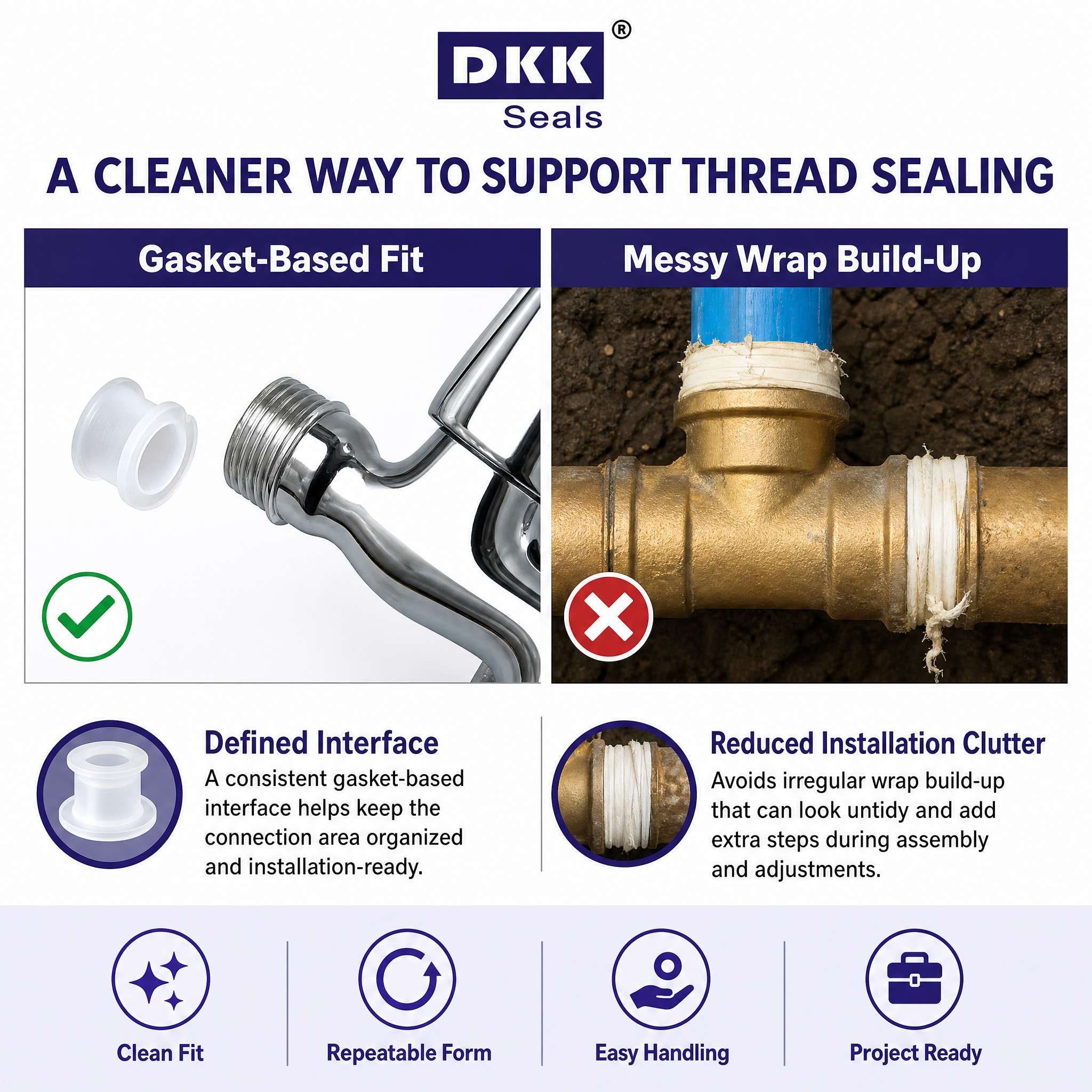DKK Seals Custom Rubber Faucet Gaskets with Tailored Sizes and Hardness for OEM Plumbing and Leak Prevention Solutions · image 4