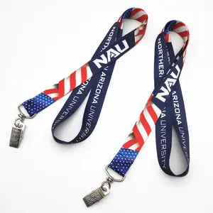 Werbeartikel Custom Printed Neck Lanyard Niedriger Preis Clip Lanyard