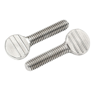 304 Stainless Steel Thumb Screws M5 M6 Racket Head Metric Standard Thread Hand Tightening Screws - Product Image 1