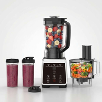 Mixeur Électrique Professionnel Allemand pour Smoothies et Broyage de Glace, 6 Lames, Vitesse Variable, pour Usage Domestique et Commercial