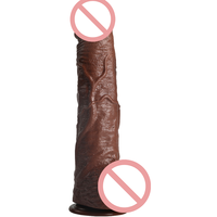 Dildo extra large en PVC imperméable de 36 cm, avec base ventouse réaliste de 28 cm, jouet sexuel mains libres pour femme, sensation de toucher réel