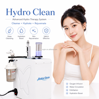 Appareil de beauté 2 en 1 pour eau hydrogénée à petites bulles, nettoyage en profondeur, minimisation des pores, peeling aquatique, pulvérisation d'eau oxygénée