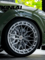 XL Deep Concave 1 pièce forgé brossé poli moyeux de roue 18 19 20 21 22 pouces 5x112 5x114.3 roue pour jantes de voiture de course