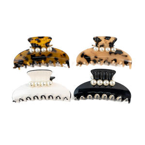 Pinza de Pelo Acrílica de Diseño Creativo y Moderno, Colorida, Versátil, Estilo Rock, Accesorio de Moda Interesante - Product Image 5