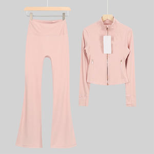 Оптовый комплект для йоги: куртка, леггинсы, худи, спортивный бюстгальтер, шорты, комбинезон, спортивная одежда для женщин, полный комплект для йоги - Product Image 2