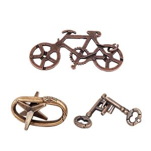 Luban Kongming Lock <span class=keywords><strong>Puzzle</strong></span> Toy High IQ Difficulté à dix niveaux Soulagement du stress Amélioration de l'intelligence pour enfants adultes pour les visites - Product Image 1