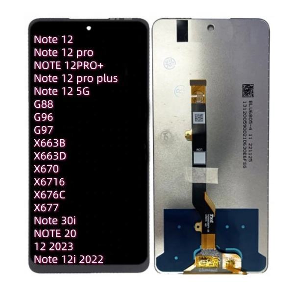 X6716 X670 OLED Display for Tecno Spark 10 Pro Mobile Phone LCD Screen Replacement Pitcher