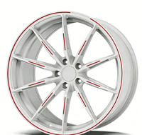 Nouvelles jantes forgées 6061-T6 à déport profond, 10 branches, finition miroir poli, en alliage, 18-22 pouces, 5x112/114.3/120, PCD ET personnalisé