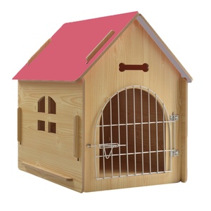 Caseta de Madera para Mascotas, para Interiores y Exteriores, con Puerta de Metal, Venta al Por Mayor - Product Image 1